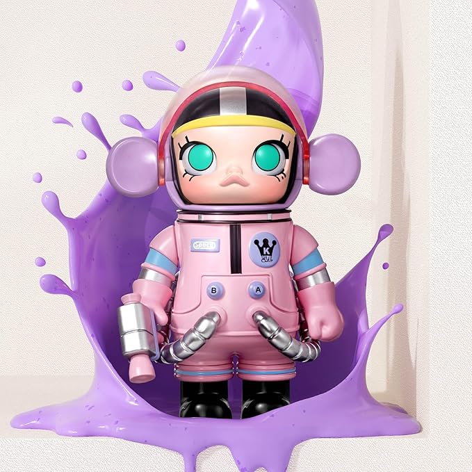 POP MART MEGA Space Molly 100% Series4 Blind Box Figures, Random Design Action Figures Collectible Toys Home Decorations, Holiday Birthday Gifts for Girls and Boys, Single Box