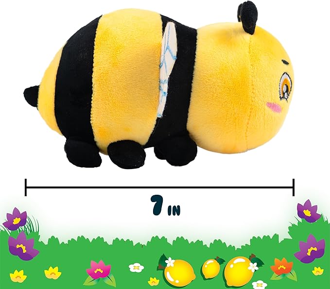 Scentco Snuggle Bugs (Bumble Bee)- Lemon Meringue Pie Scented Plush Toy - Gifts for Kids, Gift Guide, Aromatherapy