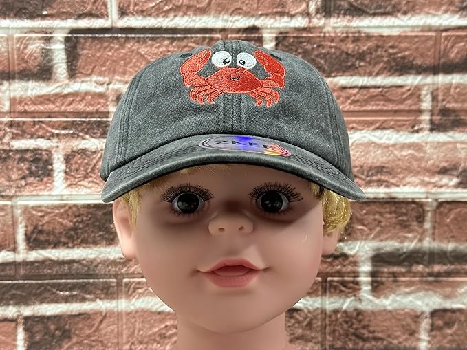Embroidered Animal Baseball Hats for Boy and Girl