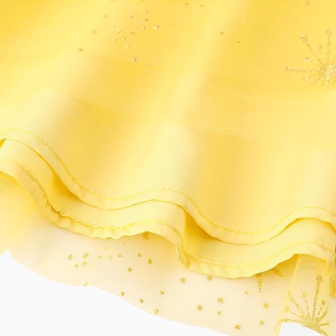 Disney Princess Frozen Minnie Mouse Dress Girls Sparkle Ruffle Tulle Tutu Birthday Party Fall Outfits Clothes Baby to Toddler