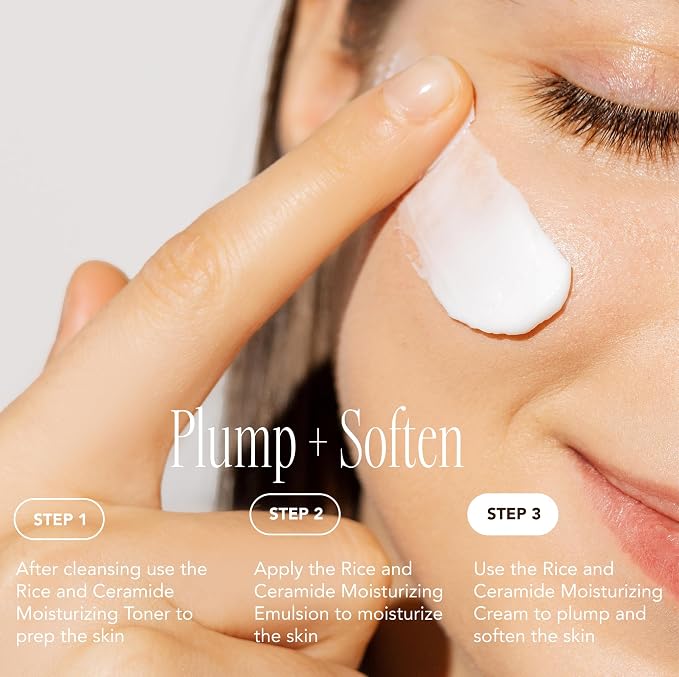 The Face Shop Korean Rice Skincare Duo – Rice Extract Light Hydration Toner & Moisturizer for Oily and Combination Skin