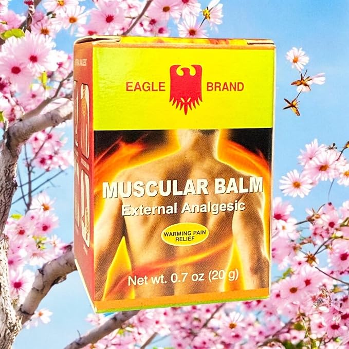 1 Pack - Yellow Muscular Balm - Dua Cu La Vang Xoa Bop Co Bap Con O - 20g per Jar - Product of Indonesia