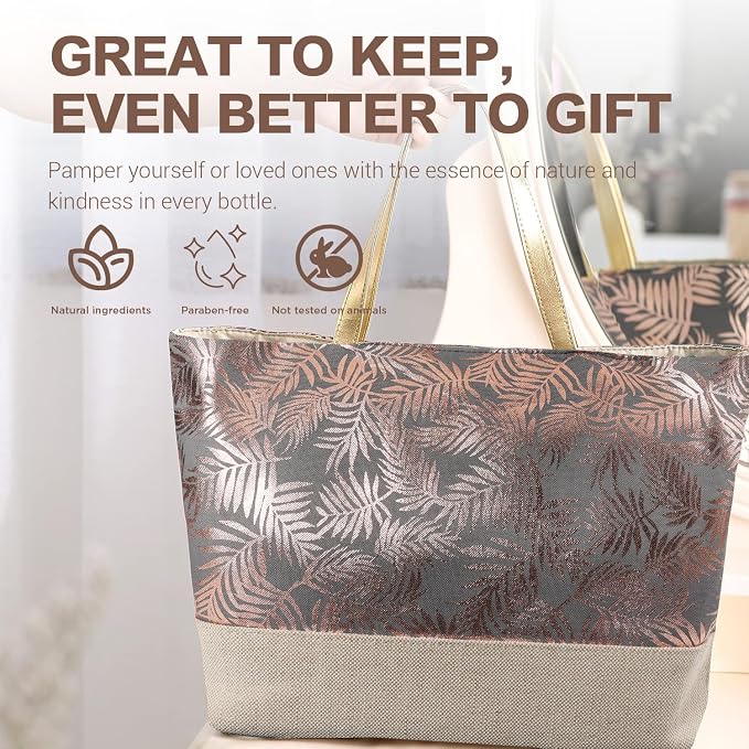 Spa Luxetique Tahiti Island Gift Baskets for Women Birthday Day GiftsGifts for Women Birthday Day Gifts Bath and Body Gift Sets 11pcs Bath Sets for Women Gift Mother's Day Gifts