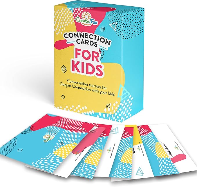 CreateFun Summer Fun Activities for Kids – 101 Playful Conversation Cards for Ages 3+ to Build Confidence, Spark Connection & Strengthen Family Bonds