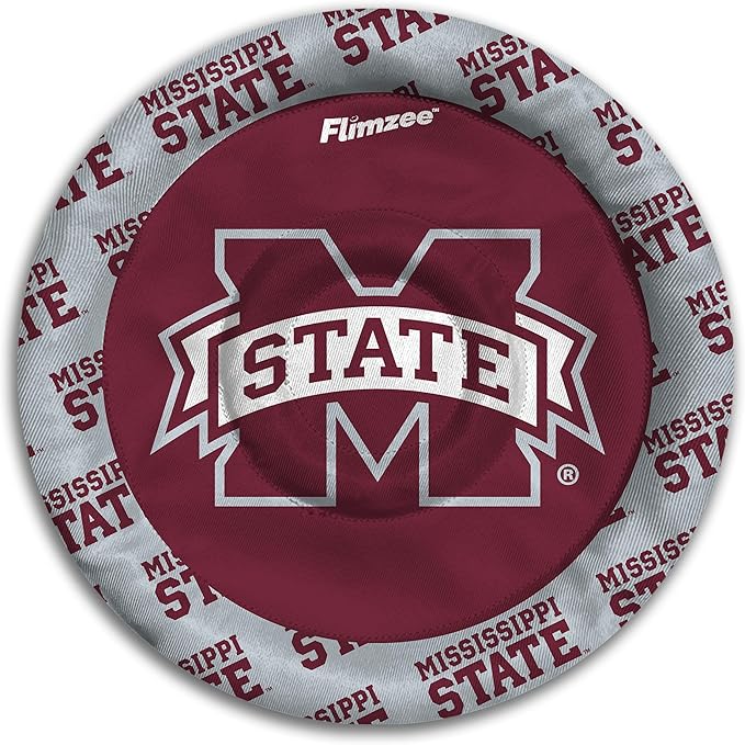 YouTheFan NCAA Mississippi State Bulldogs Flimzee Bean-Bag Flying Disc