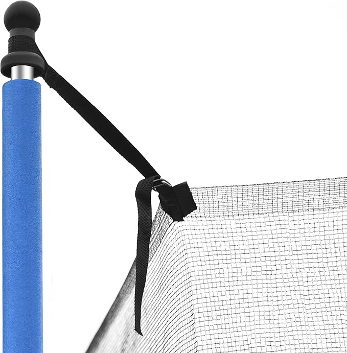 Replacement Trampoline Enclosure Poles for 12/14/15/16FT, Trampoline‘ Bottom Frame Tube and Top Frame Tube with Foam, 2pcs Together, Part # 10,11,