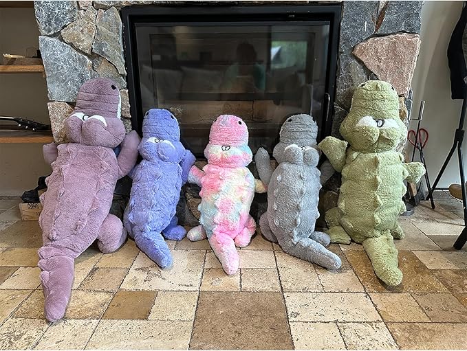 Hofun4U Alligator Plush Pillow, 46 inch Alligator Stuffed Animal, Home Decor Christmas Valentine’s Birthday Gift for Boys Girls Adults Kids (Purple)