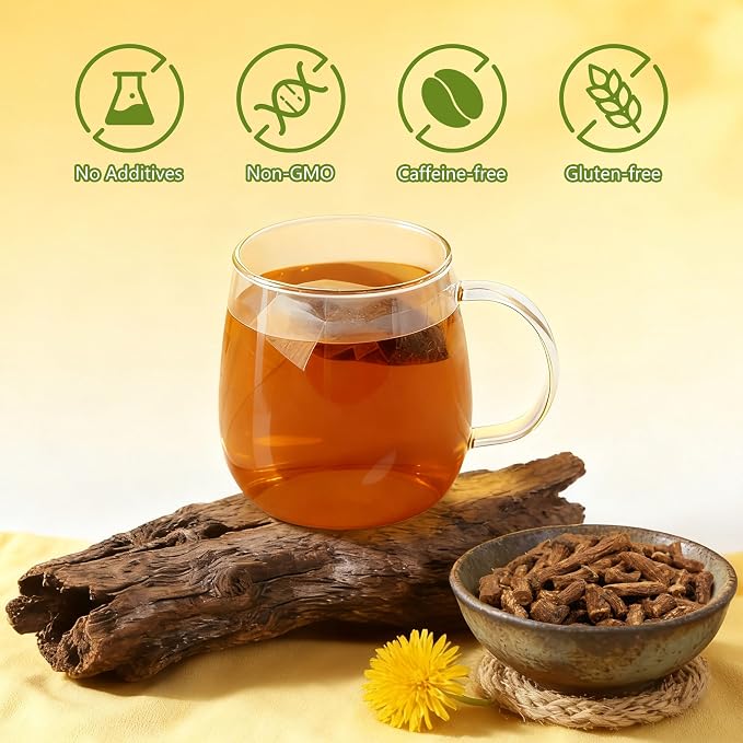 Dandelion Leaf & Root Herbal Tea Bags, 60 Count | Caffeine-Free