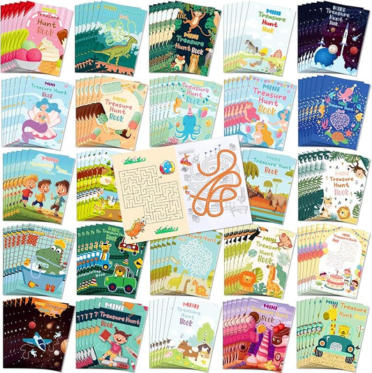 Liliful 144 Pcs Coloring Book Bulk for Adult Kids DIY Art Stress Relief Drawing Book with Patterns for Adults, Party Favors, Goodie Bag Filler and Holiday Gifts(Classic Style)