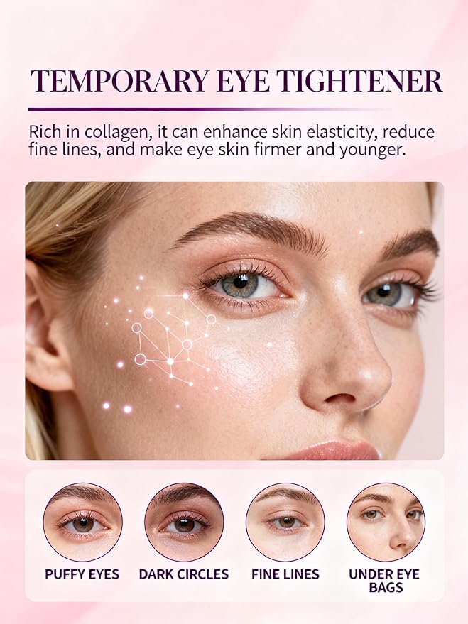 Eye Care Duo Calcium Multi Balm Stick + Hydrogel Under Eye Patches 30 Pairs, Anti-Aging, Wrinkle Reducing, Hydrating & Firming, Volume Balm for Eyes, Neck & Face, Travel-Friendly