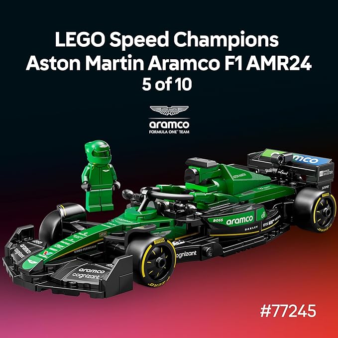 LEGO Speed Champions Ultimate Formula 1 Collector's Pack - Contains 10 Sets in 1 - Includes Exclusive Poster - Collectible F1 Model Car Kit - Gift for Race Car Fans - 66802