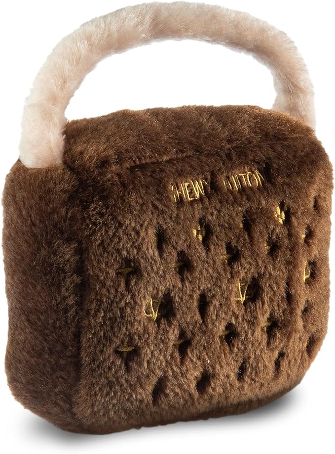 Dog Diggin Designs Runway Pup Collection | Unique Squeaky Parody Plush Dog Toys – Haute Couture Purses & Handbags