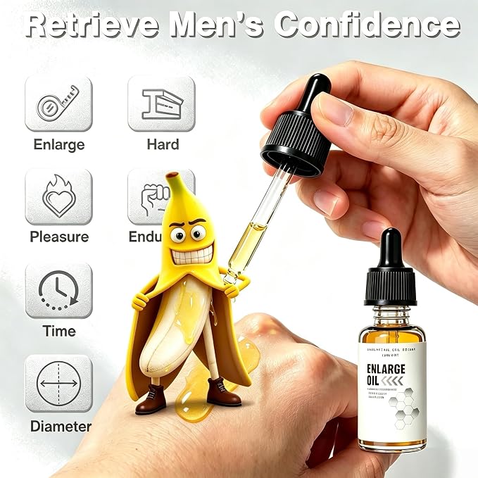 Male Enhancement Oil, Man Big Size Re-Vitalize Cream for Private Part, Extra Strength Massage Oil– Get Bigger Thicker and Stronger