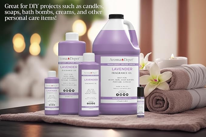 Lavender 2 oz. / 60ml Perfume I Skin Oil I Our Interpretation Premium Quality I Uncut I Fragrance Oil I Skin Safe I Add Aroma to Your DIY Projects I Scented Oil