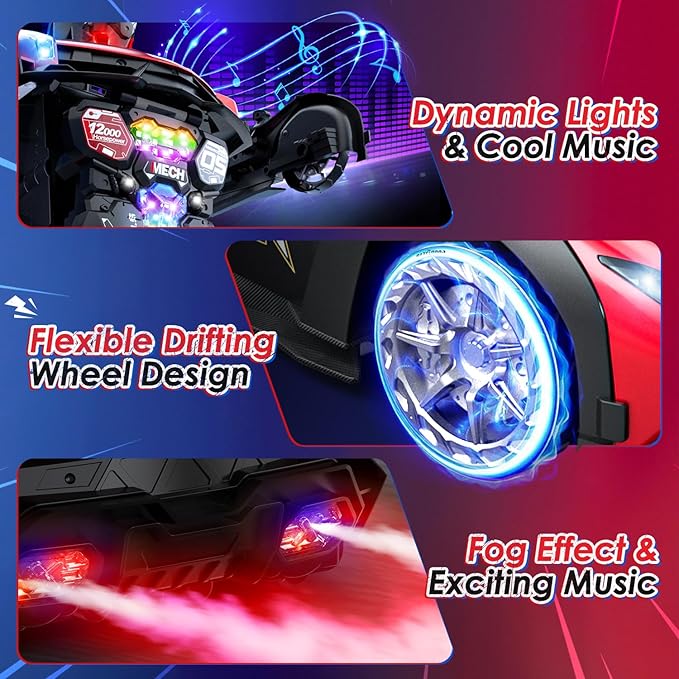 Holyton Transformer Remote Control Cars, Transform Robot RC Toys, 1:10 Scale, One-Button Robot, 2 Batteries 80 Mins Playtime, LED Lights, Sound Effects, ideal gift for 5 6 7 8 9 10 11 12 Years Old Boy