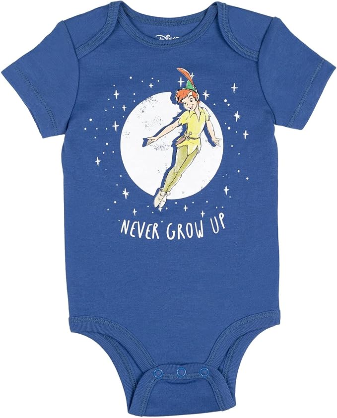 Disney Baby 5 Pack Bodysuits Newborn to Infant Sizes (Newborn - 24 Months)