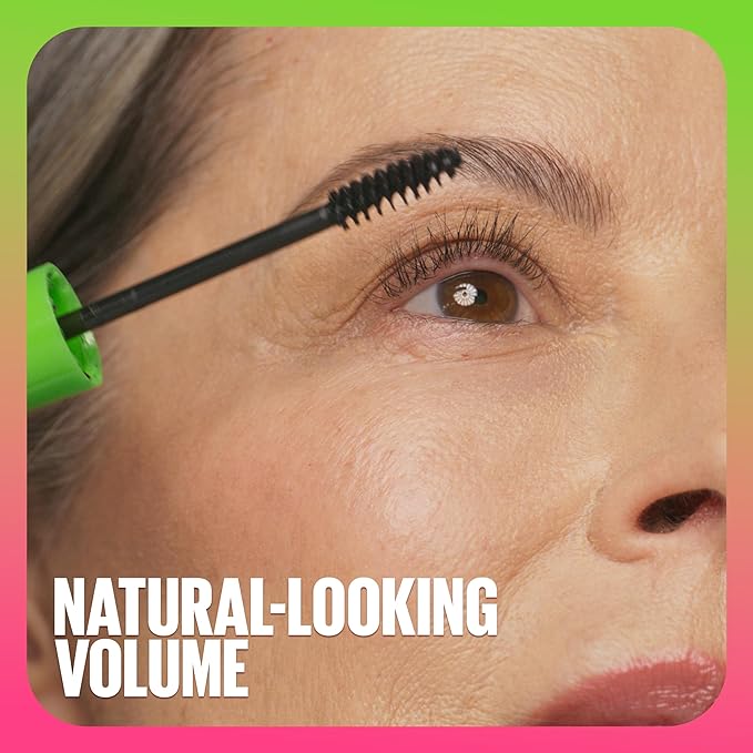 Maybelline Great Lash BIG Washable Mascara, Volumizing, Thickening, Lengthening Mascara, Very Black, 2 Count