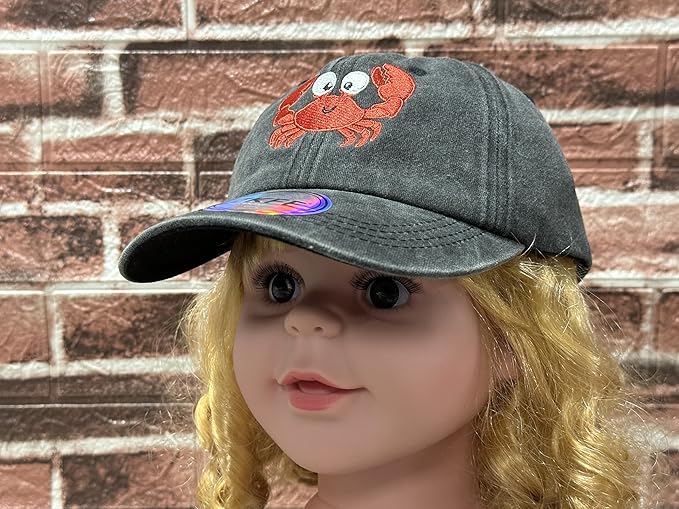 Embroidered Animal Baseball Hats for Boy and Girl