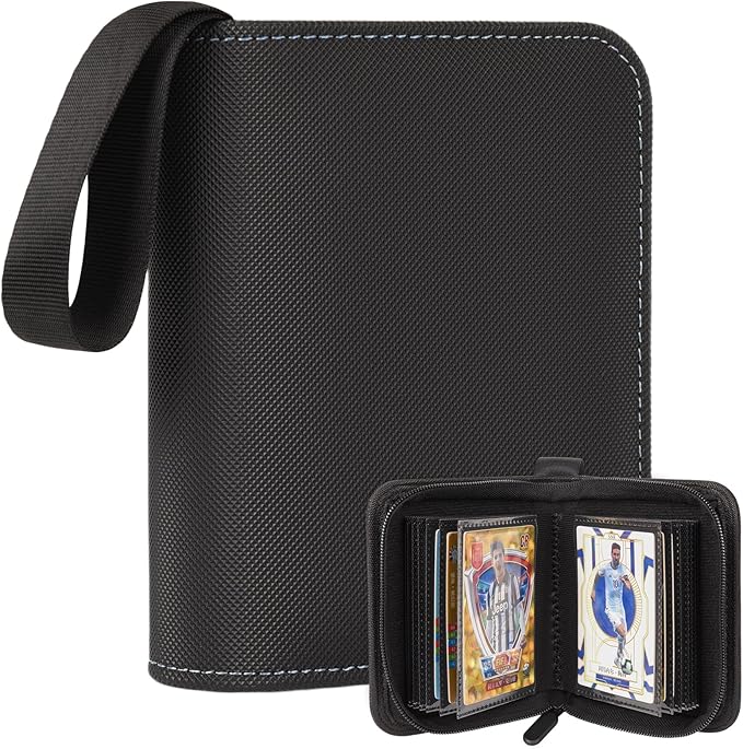 1 Pocket Card Binder – Collectible Trading Card Album, Single Card Holder with 20 Pages, Holds 40 Cards, Side-Loading Mini Binder for TCG, MTG, Sports, Baseball, Football, Small Sports Card Book