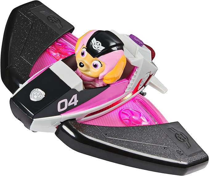 Paw Patrol, Jet to The Rescue Skye Deluxe Transforming Vehicle with Lights and Sounds