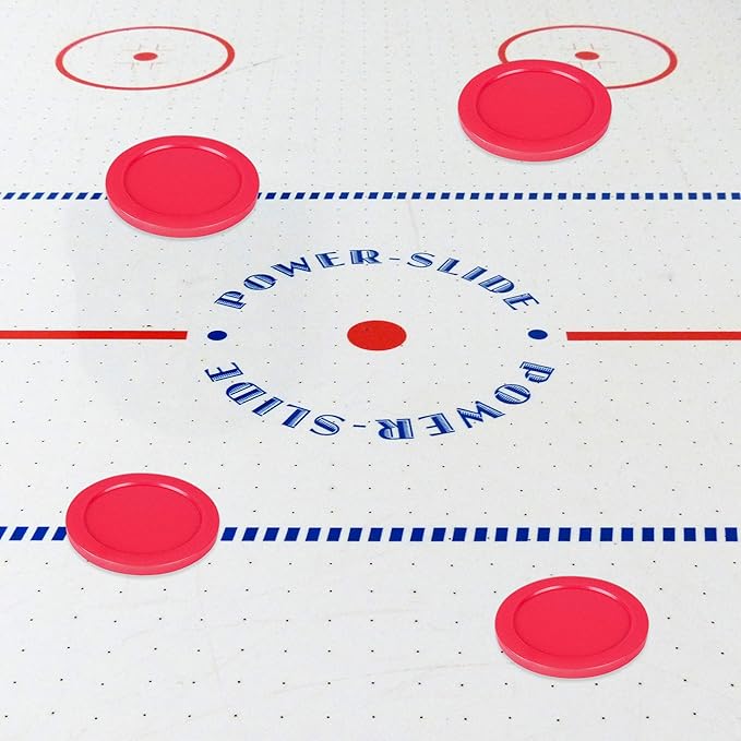Super Z Outlet Home Air Hockey Red Replacement 2.5" Pucks for Game Tables, Equipment, Accessories (Pack of 4)