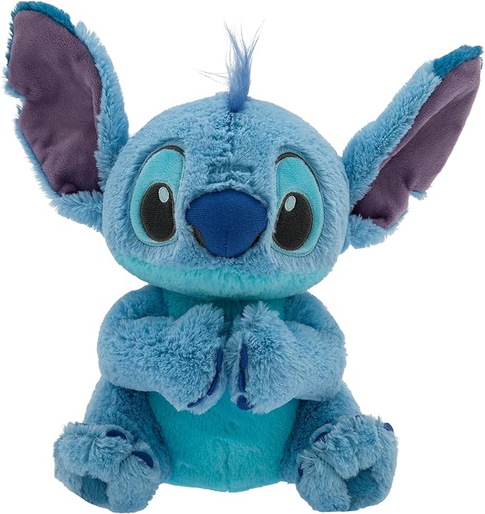 DISNEY STORE Unisex-Children Babies Collection: Stitch Plush in Swaddle with Detailed Plush Features - Official Soft Toy - Stuffed Animals for Babies