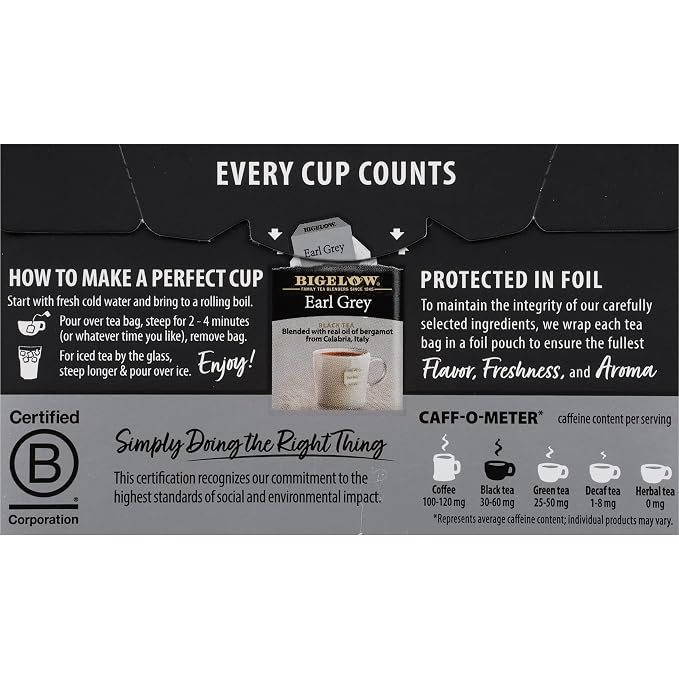 Bigelow Tea Earl Grey - 20 Tea Bags
