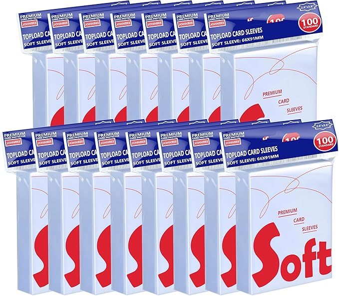 1500ct Card Sleeves - OPP Penny Sleeve for Trading Cards - Premium Toploader Inner - Fit 2.5"x3.5" Standard Trading Sports Game Cards - Ideal for Card Enthusiasts (1500 Pcs)