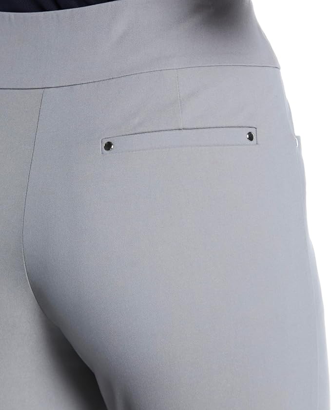 PGA Tour Women's Stretch Golf Pants with Pull-on Waist, 31" & 32" Inseams, Tummy Control, Moisture-Wicking, Sun Protection