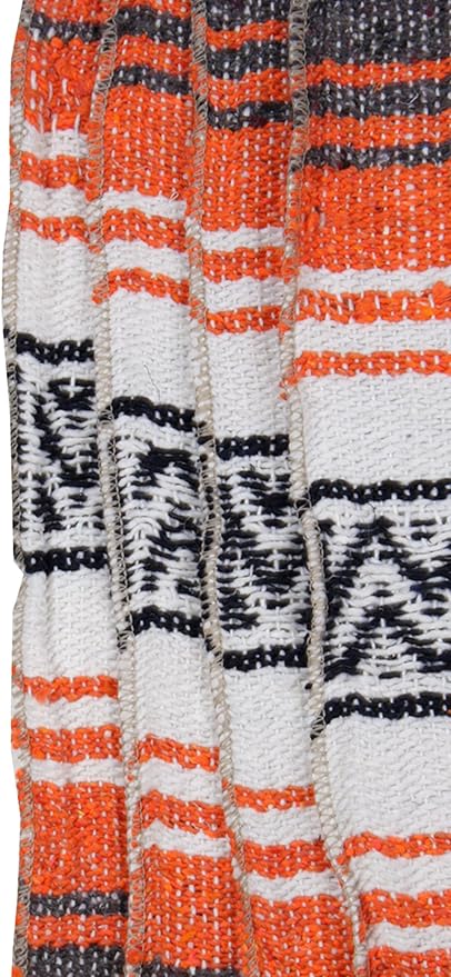 Canyon Creek Authentic Mexican Yoga Falsa Blanket (Orange)