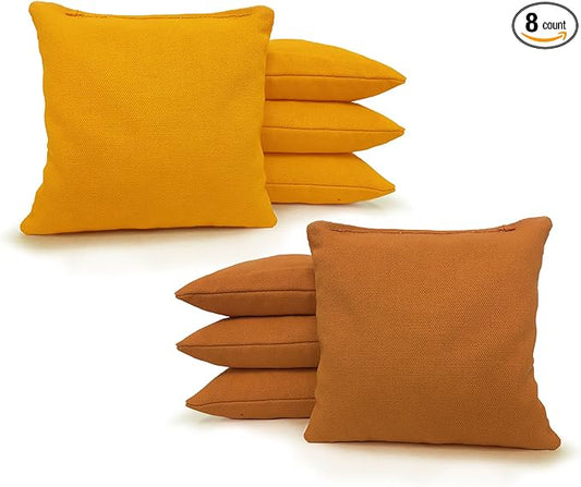 Tailgating Pros Regulation Cornhole Bags - Set of 8 - Corn Filled & Handmade 25+ Color Options