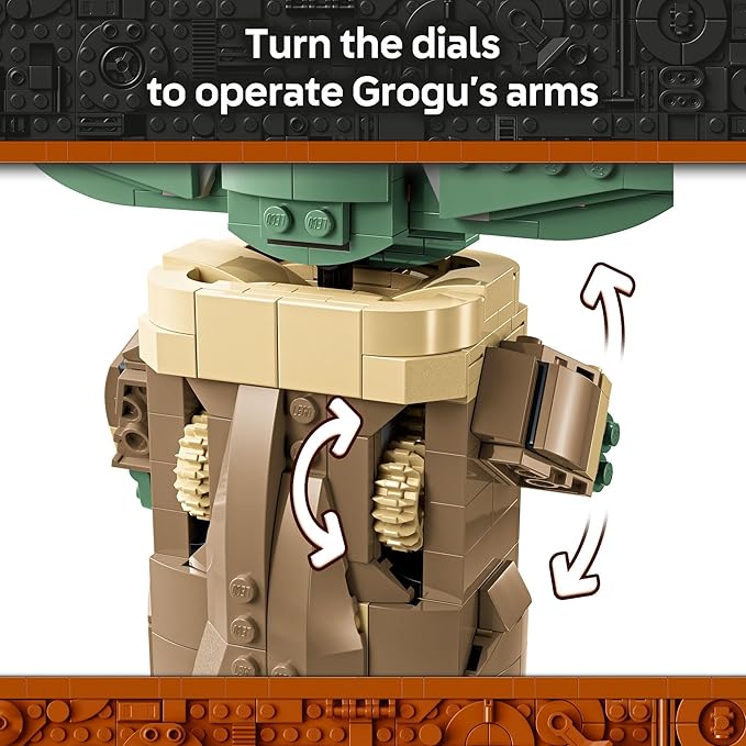 LEGO Star Wars: The Mandalorian Grogu with Hover Pram Building Toy Set - Star Wars Toy for Kids, Boys and Girls, Ages 10+ - Gift Idea for Birthday - 75403