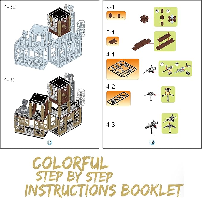 Military Base Army Building Blocks Sets with Guns Weapons Armor Accessories Pack for Soldiers Minifigures Compatible with Lego