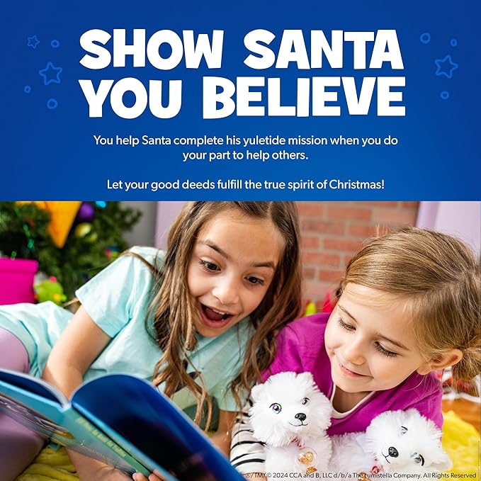 Elf Pets: an Arctic Fox Tradition - Huggable Elf Pet Arctic Fox Stuffed Animal - Includes Beautifully Illustrated Hardbound Storybook, Mini Snow Globe Charm and Official Adoption Certificate.