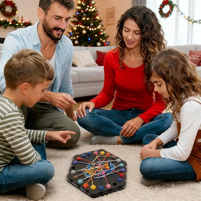 Untangle The Rope Challenge is Cool Andor Interactive Logic Puzzle Game, Family Rope Puzzle Parent-Child Toy Nursery, Day Care Center, Kindergarten,Valentine Day