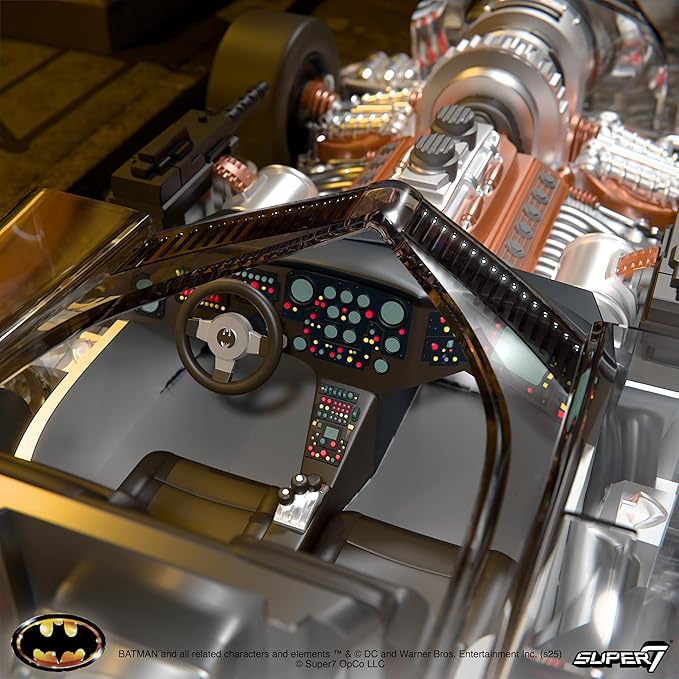 Super7 Batman Super Cyborg - Batmobile [1989] (Clear) Action Figure