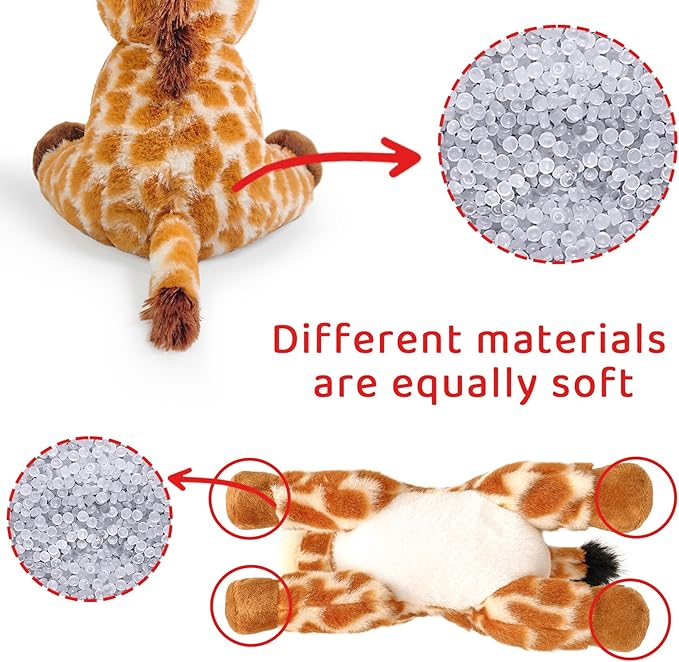 2 Pcs Giraffe Stuffed Animal Toys Set,8 INCH Soft and Plush Stuffed Animals for Girls Realistic Animals Gifts,Cute Soft Giraffe Animal Boys and Girls Toy for Toddlers