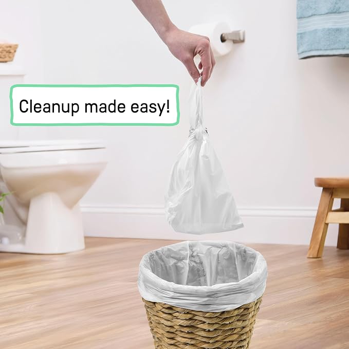 Ingenuity Replacement Potty Liners – 30 Count, Disposable Travel & Home Use, Leak-Proof, Tie-Top Bags for My Travel Potty and More