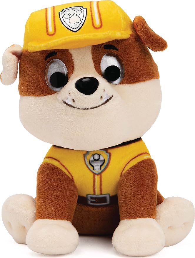 LA PAT’ PATROUILLE - PELUCHE GUND 15CM PAW PATROL - Peluche Chiot Pat' Patrouille Taille 15cm - Lavable En Surface - Jouet Premier Age - 6061061 - Jouet Bébé 12Mois et + - Modèle Aléatoire une pièce