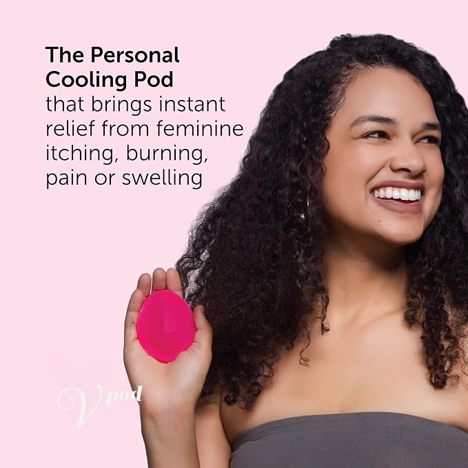 Feminine Cooling Gel Pods for Vaginal & Vulva Pain | Reusable | Helps Peri-Menopause, Post-Partum Relief, Soothes Itching, Burning, Dryness & Swelling | Hypoallergenic, Odor-Free, Multi Pack, 4.1 Oz