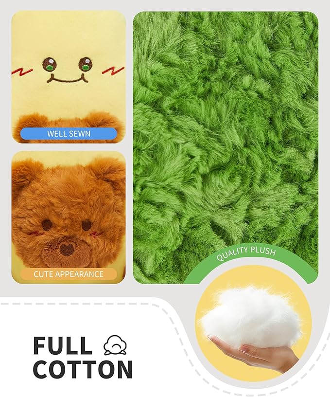 OLAOLA Cute Avocado Plush Toys Bear Stuffed Animals, 11.8 Inch Soft Avocado Food Plushie Pillow Doll for Kids Adults