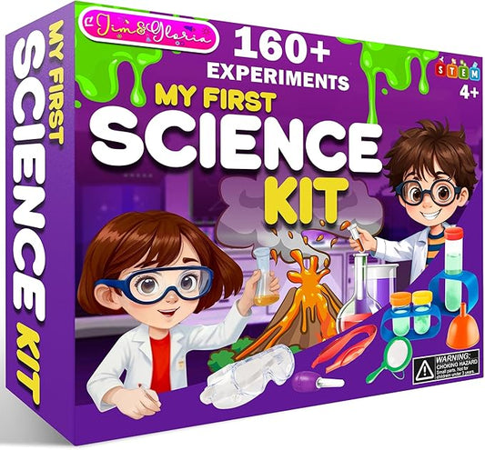 Jim&Gloria Science Kits for Kids Age 5-7 8-12 Year Old Birthday Gifts for Girls Boys, Learning & Educational Toys, Stem Toys, Chemistry Set, Science Experiments for Kids Volcano Projects