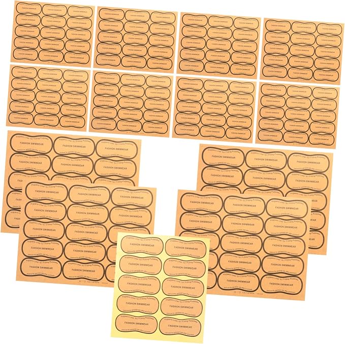 100Pcs Adhesive Protective Stickers for Swimwear and Panty Liners Strong Adhesive Decals for Underpants Smooth Surface Easy Application Material
