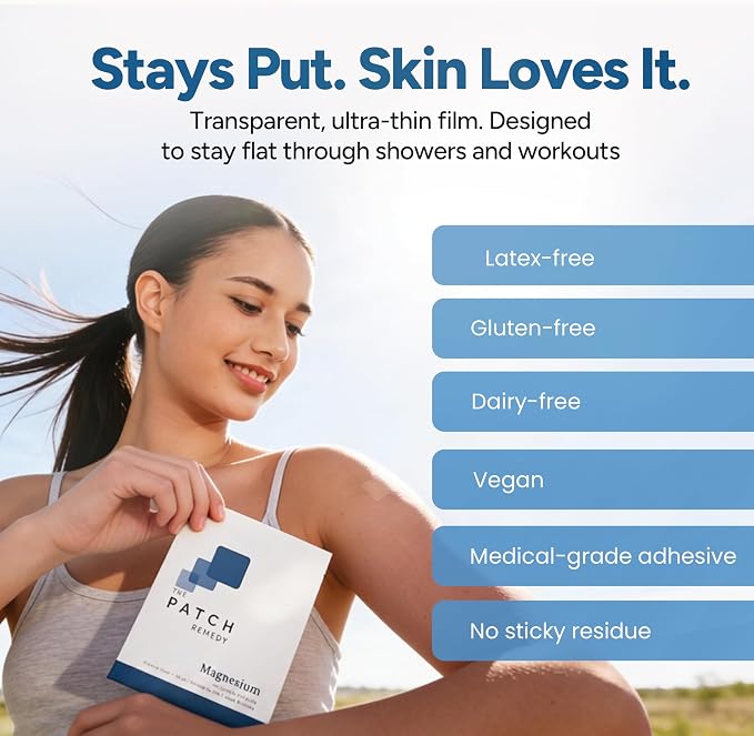 The Patch Remedy Magnesium Patch | Magnesium Glycinate | 30 Patches