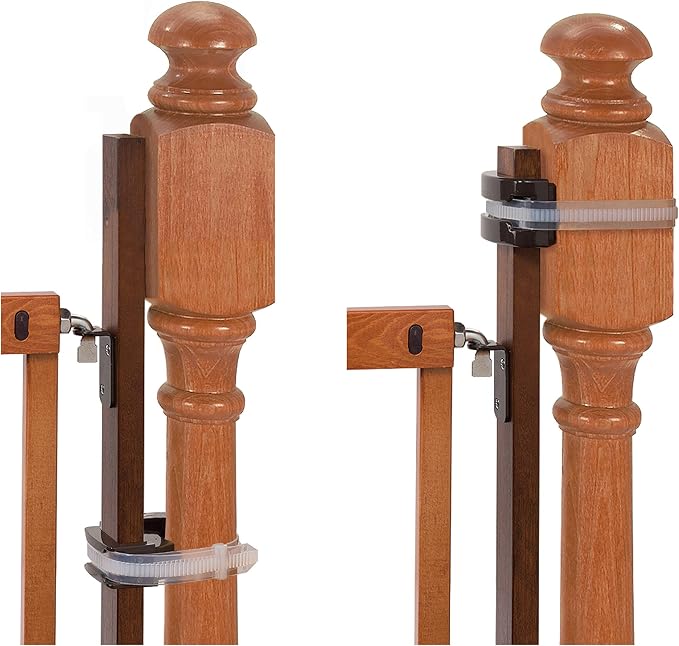 Summer Infant Banister to Banister Gate Mounting Kit - Fits Round or Square Banisters, Accommodates Most Hardware & Pressure Mount Baby Gates up to 37” Tall, Gate Sold Separately