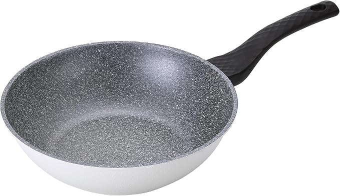Neoflam Cast Aluminum Nonstick Wok – Lightweight & Durable Stir Fry Pan, Healthy Non Stick Coating, Easy to Clean, Dishwasher Safe, PFOA, PFAS Free, Stay-Cool Handle, Made in Korea (11", 28cm)