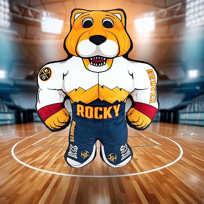 Bleacher Creatures Denver Nuggets Rocky 24" NBA Masoct Bleacher Buddy - Soft Plush Toy
