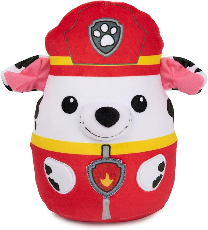 PAW Patrol Marshall Squish Plush, Official Toy from The Hit Cartoon, Squishy Stuffed Animal for Ages 1 and Up, 8”