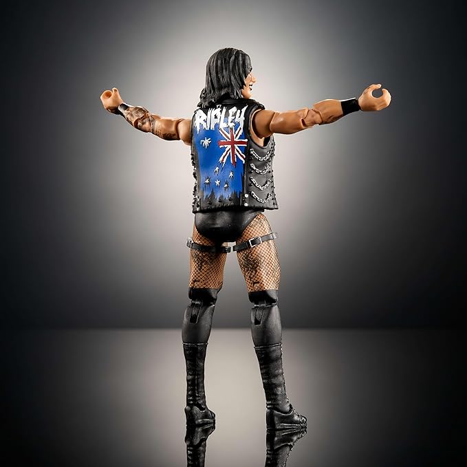 Mattel WWE Elite Action Figure & Accessories, Series #117 6-inch Collectible Rhea Ripley with 25 Articulation Points & Swappable Hands