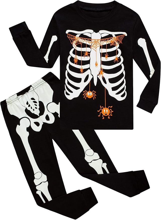 KikizYe Little Big Boys Girls Pajamas Set Kids PJs 100% Cotton Sleepwear